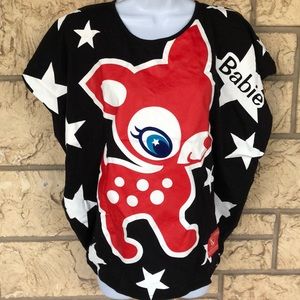 Babie Puchinabie Oversize Top Graphic Size Small